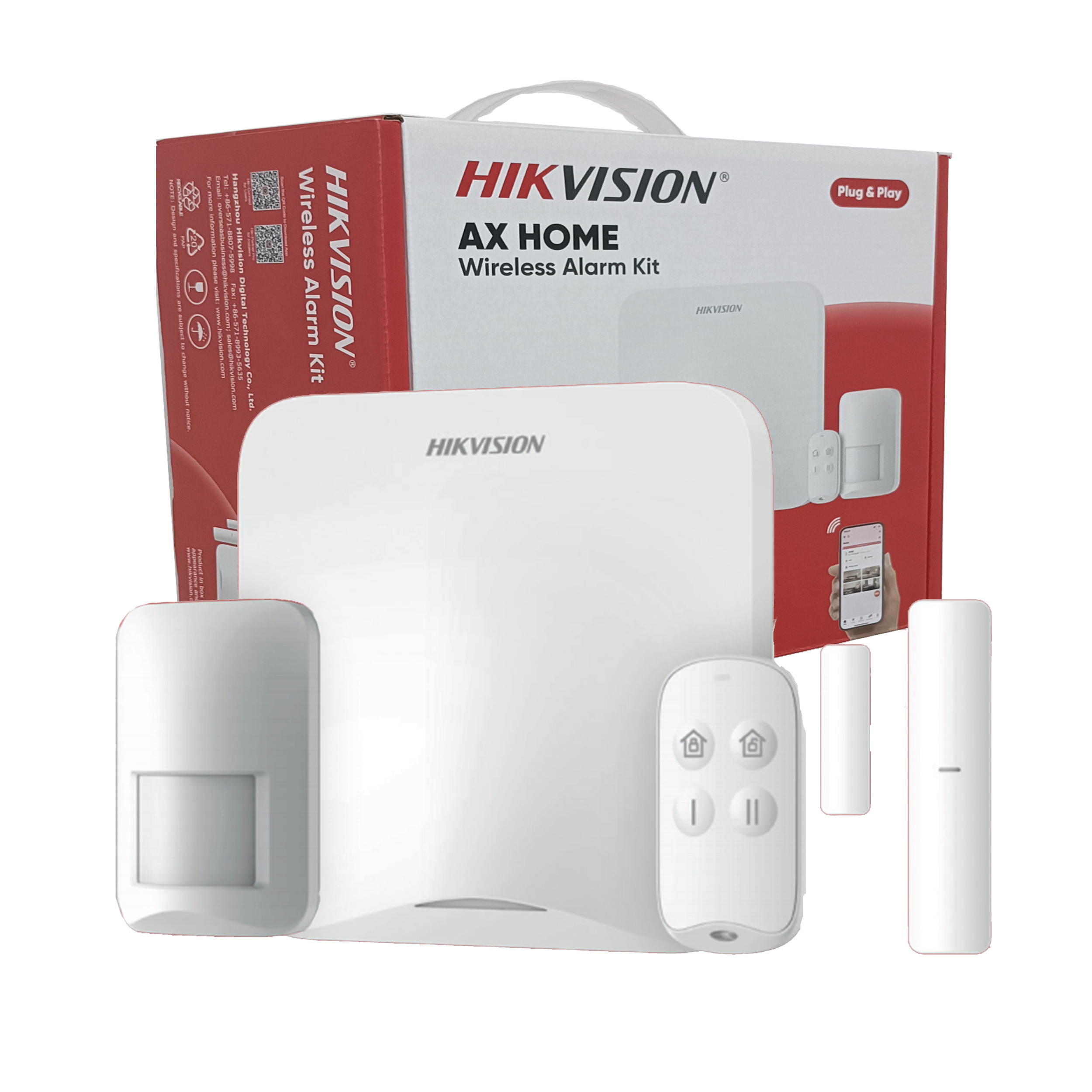 PACK HIKVISION INALAMBRICO NEW AX HOME 16 ZONAS WIFI V2 Hikvision